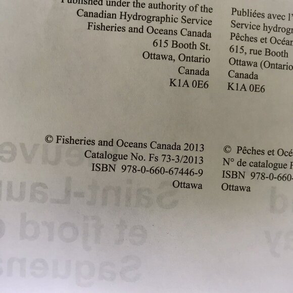 2013 Canadian Tide and Current Tables Volume 3 St Lawrence River Saguenay Fiord - Picture 3 of 5